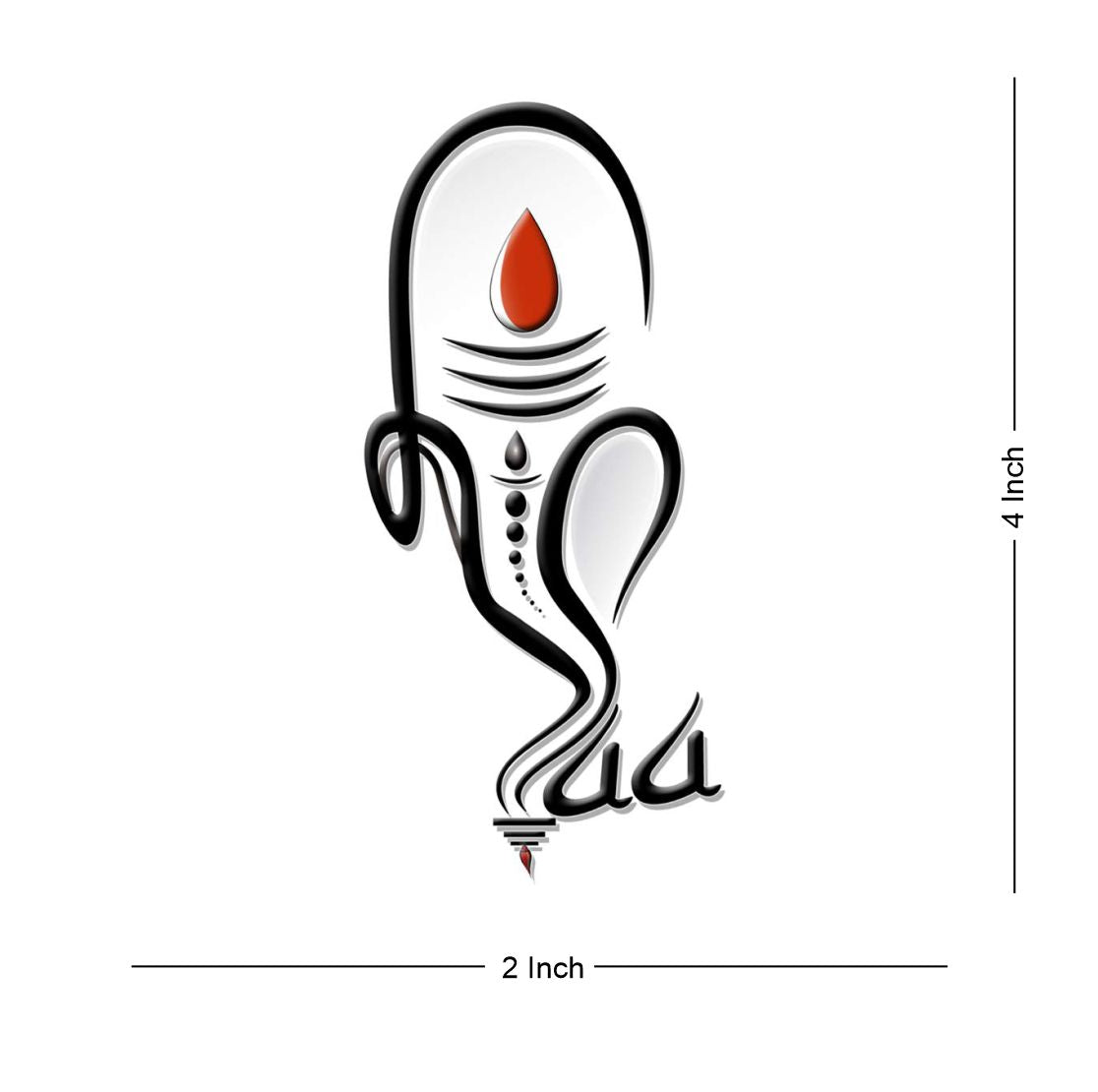 Shiv with Ganesh Maa Tattoo Temporary Body Waterproof Boy and Girl Tattoo - Temporarytattoowala