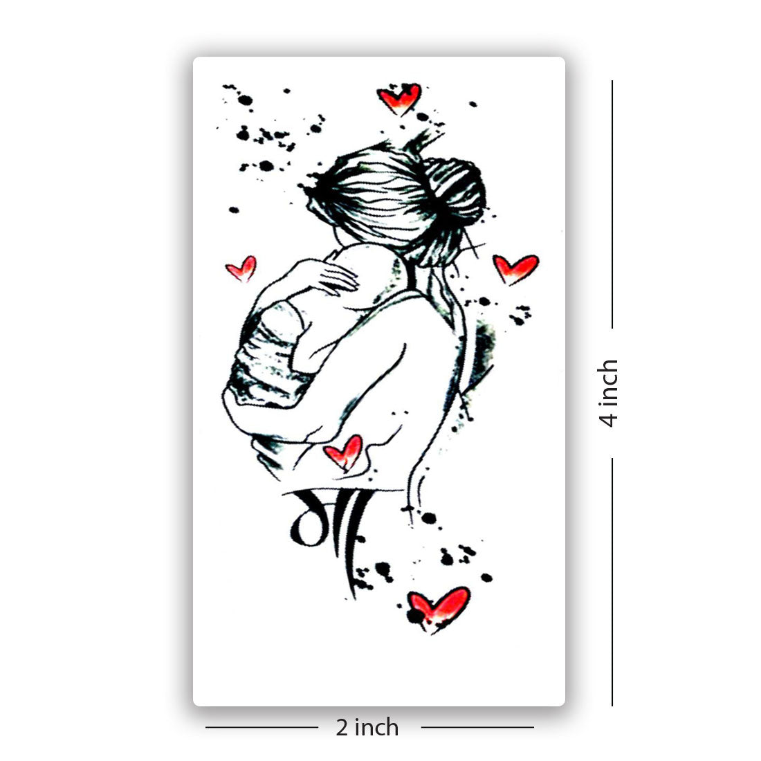 Temporary Tattoowala Baby with Mom and Women Waterproof Temporary Body Tattoo…