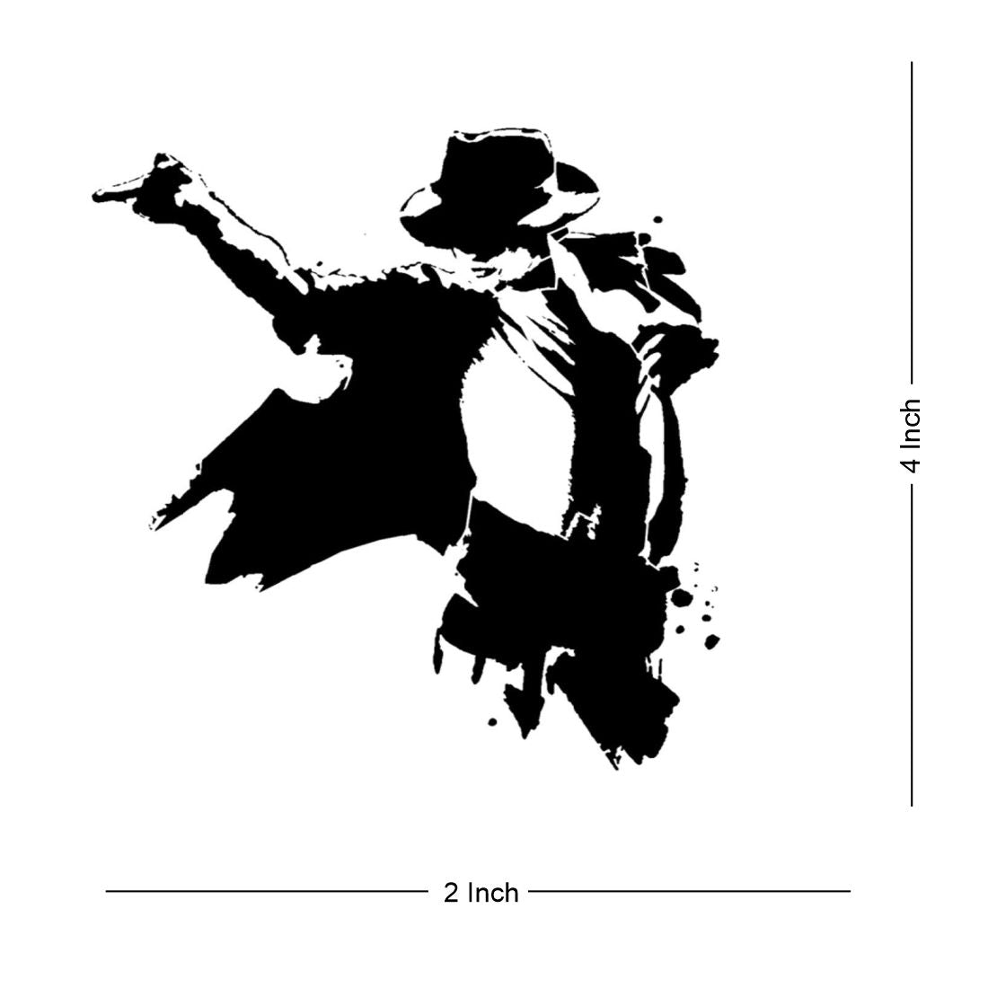 Temporary Tattoowala Michael Jackson Dance Waterproof Temporary Body Tattoo for Boys and Girls - Temporarytattoowala