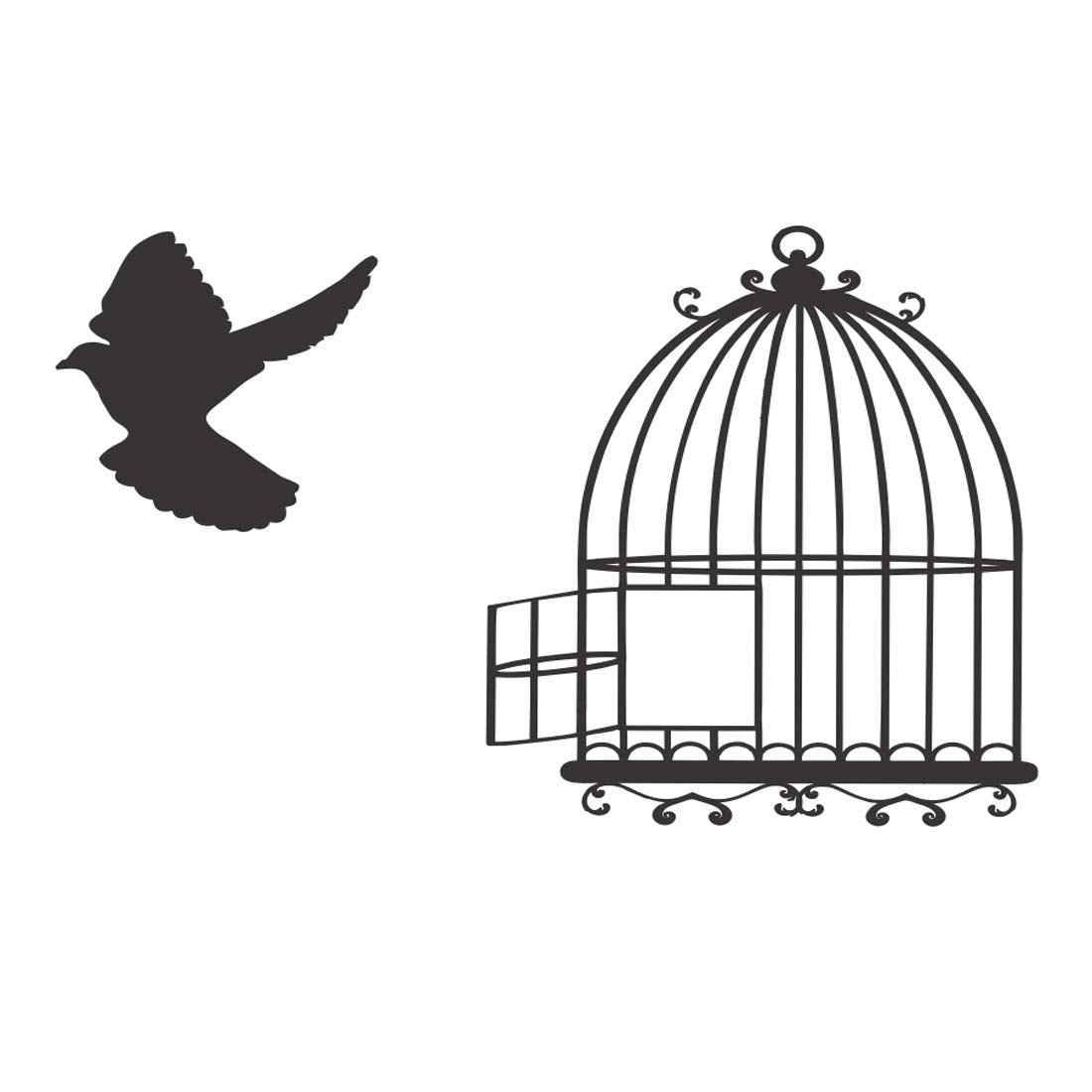 Get Freedom Birds From Prison Tattoo Waterproof Male and Female Temporary Body Tattoo - Temporarytattoowala