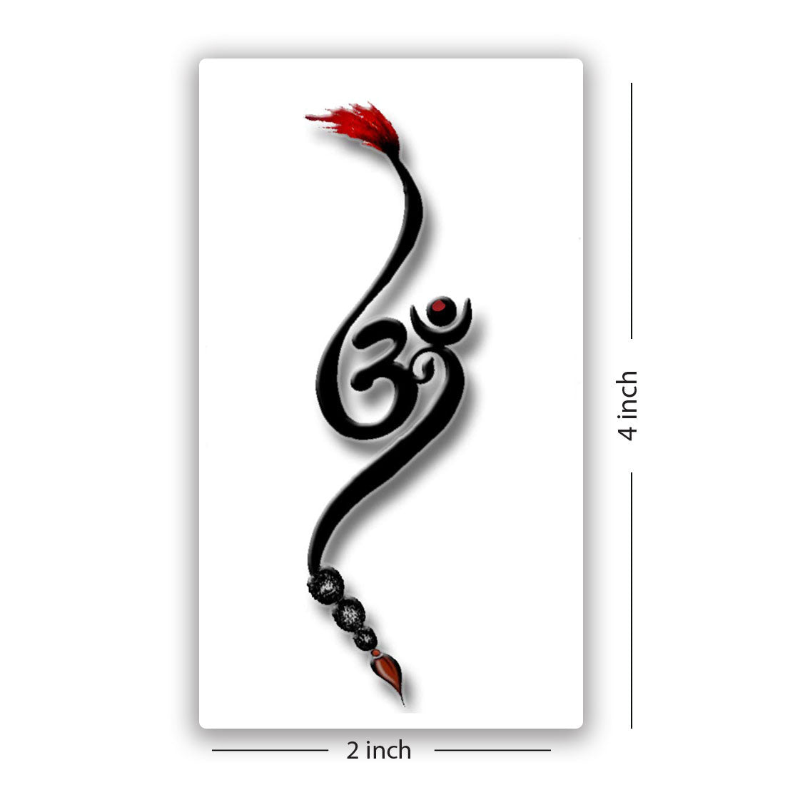 Om Tattoo For Gods Boys and Girls Waterproof Temporary Body Tattoo