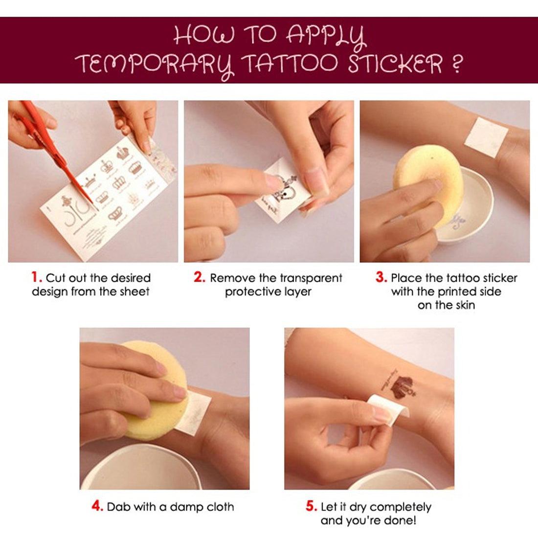 A To Z Alphabet Tattoo Education For Kids Waterproof For Boys and Girls Temporary Body Tattoo