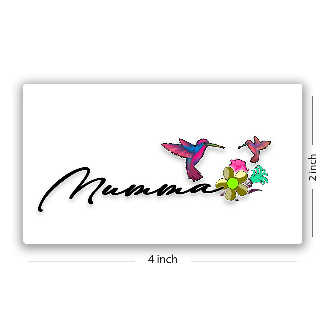 Mamm’a with Birds Tattoo Waterproof For Flower Temporary Body Tattoo