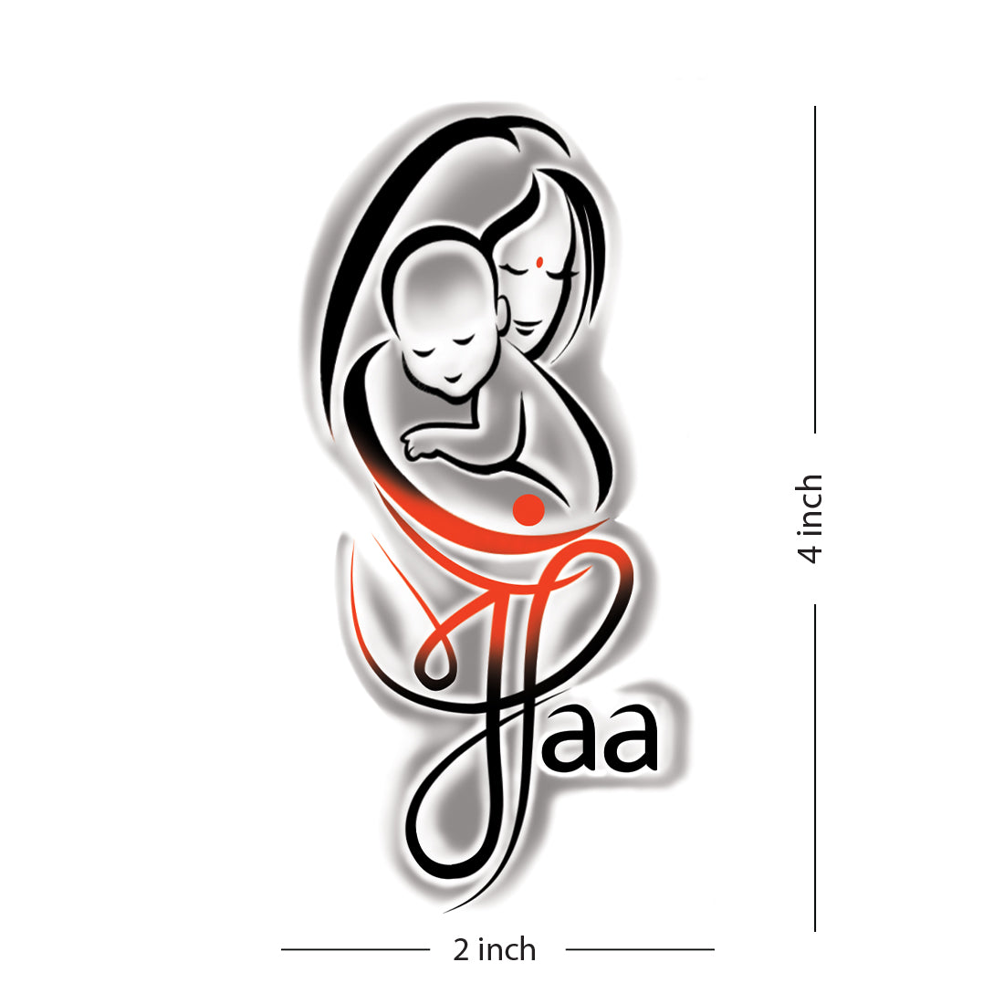 Maa Baby Tattoo Waterproof For Boys and Girls Temporary Body Tattoo