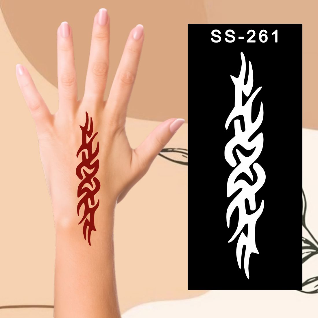 Safe and Simple Mehndi Stickers  Ideal for Young Artists  |Kids can decorate notebooks, drawings, or school projects with Stencil stickers