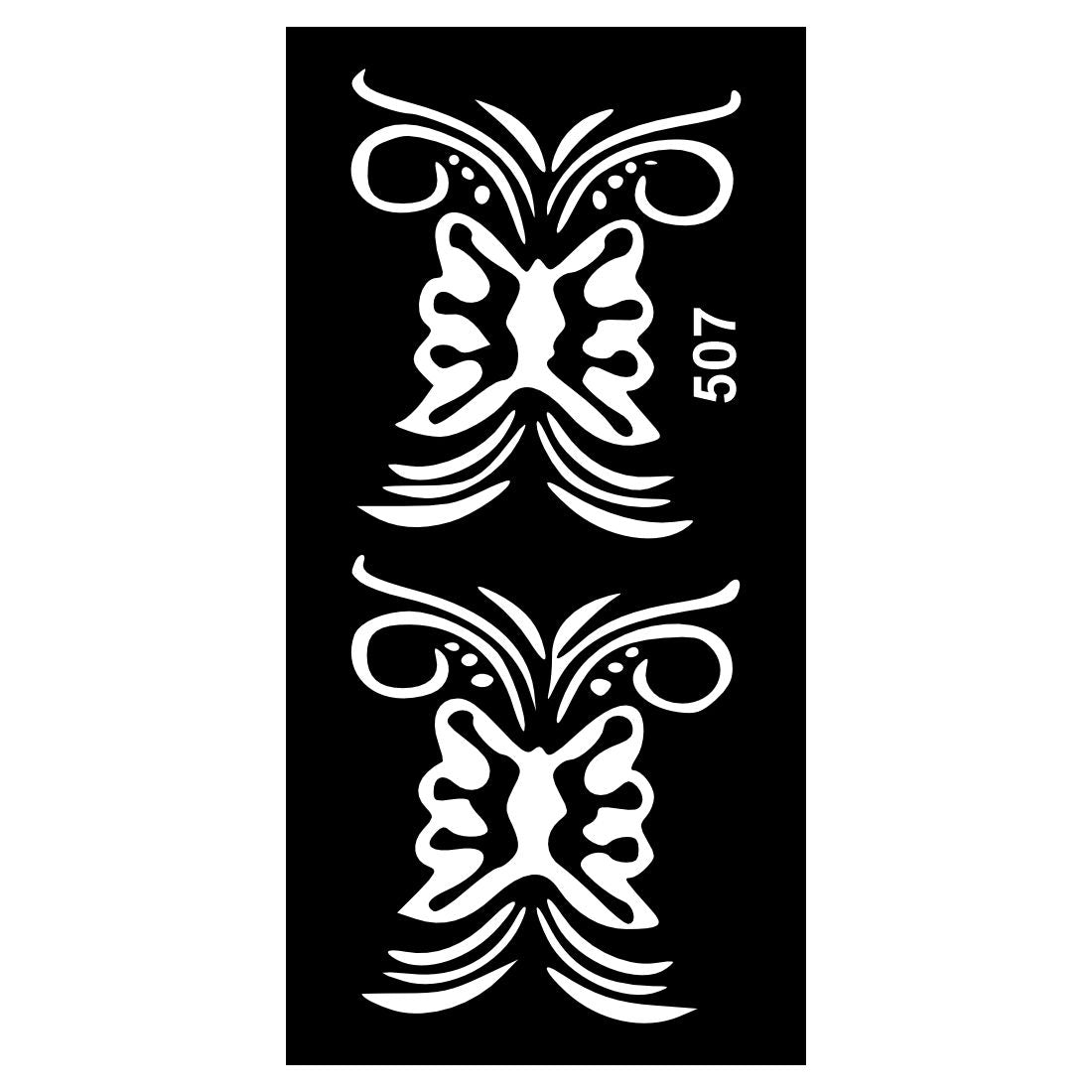 Safe to Use Mehndi Stencil Design Templates for Kids, Teenagers, and Adults at Home