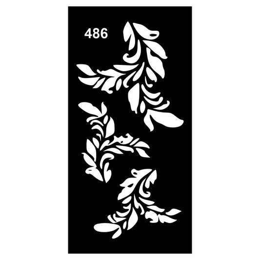 Natural-Look Mehndi Stickers for Traditional Feel For Kids & Adults Both Sticker