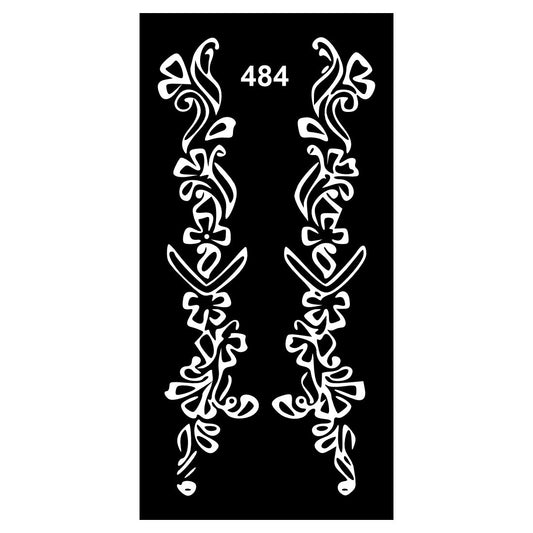 Henna Stencils with Smooth Finish and Crisp Lines For Kids & Adults Both Sticker