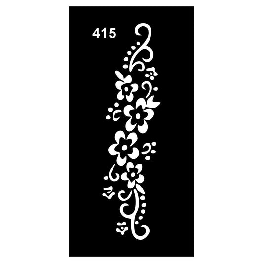 Festive Style Mehndi Stencil Stickers for Quick Décor For Kids & Adults Both Sticker