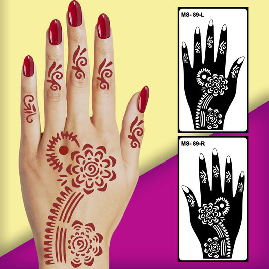 Simple Circular Flower Mehndi Design Easy to Apply & Perfect for All Occasions