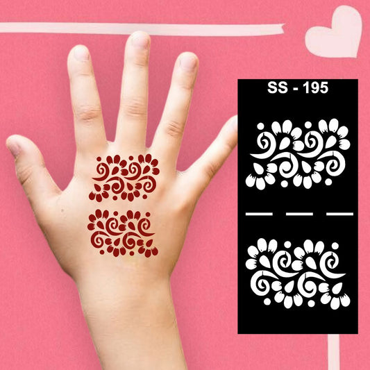 DIY Mehndi Drawing Sticker for Kids Fun and Skill Building |Kids can decorate notebooks, drawings, or school projects with Stencil stickers
