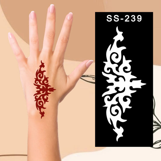 Artistic Mehndi Design Stickers  Fun Craft Activity Kids can decorate notebooks, drawings, or school projects with Stencil stickers