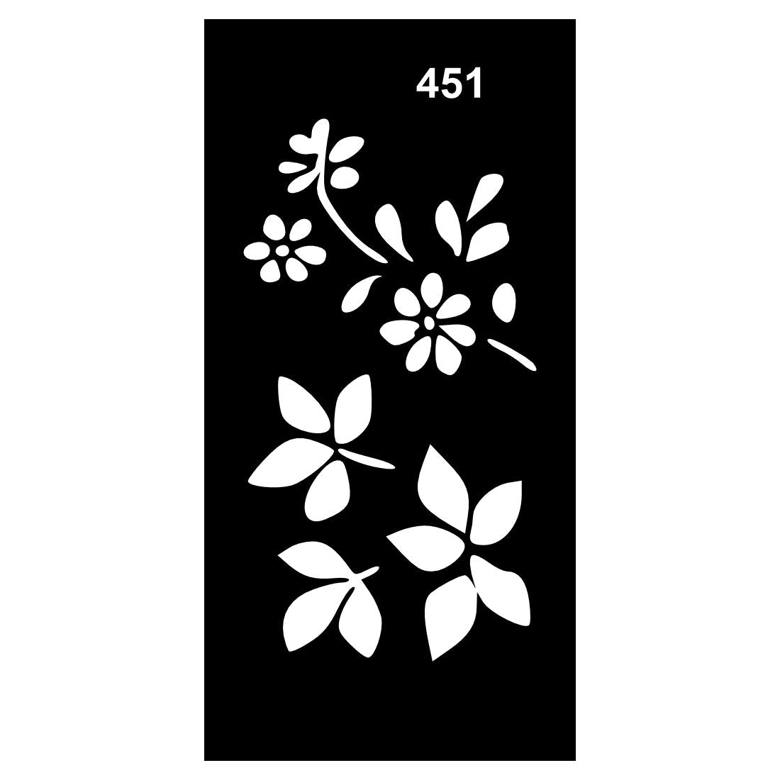 Ready-to-Use Henna  Stencil Sheets for Everyday Art For Kids & Adults Both Sticker