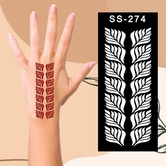 Festive Henna Design Stencils  Celebrate with Creative Art Kids can decorate notebooks, drawings, or school projects with Stencil stickers