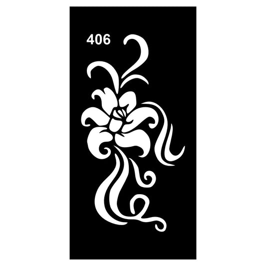 Reusable Henna Stencil Sheets for Creative Hand Art For Kids & Adults Both Sticker