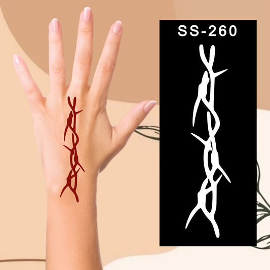 Fun Henna Stencils  Engage Kids in Cultural Art Kids can decorate notebooks, drawings, or school projects with Stencil stickers