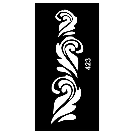 Fun and Safe Mehndi Art Stickers for Kids and Teens For Kids & Adults Both Sticker