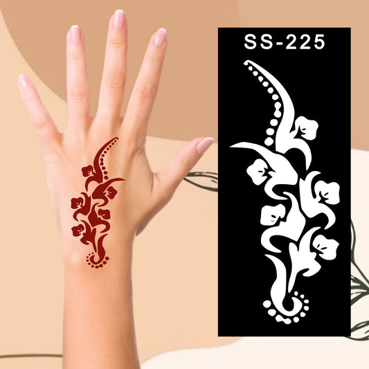 Artistic Henna Stencils  Develop Fine Motor Skills Kids can decorate notebooks, drawings, or school projects with Stencil stickers