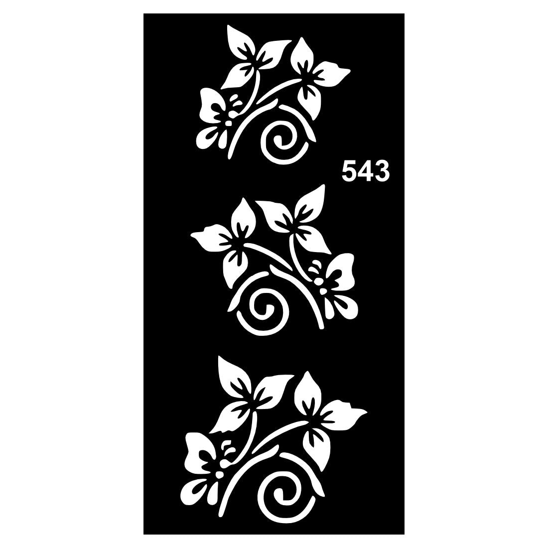 Kid Safe Mehndi Stencil Stickers for Artistic Exploration and Cultural Learning