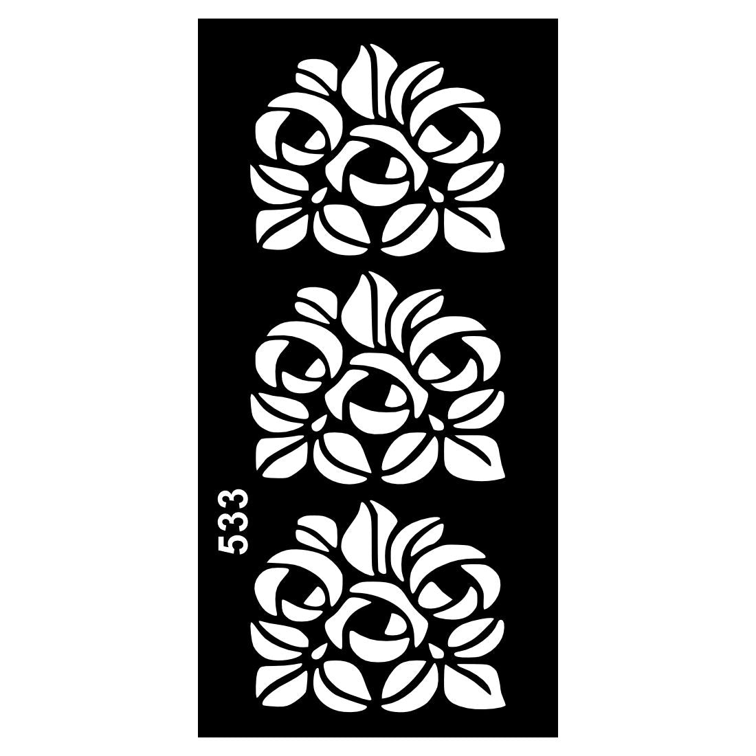 Traditional and Trendy Henna Stencil Pack for Creative and Stylish Hands