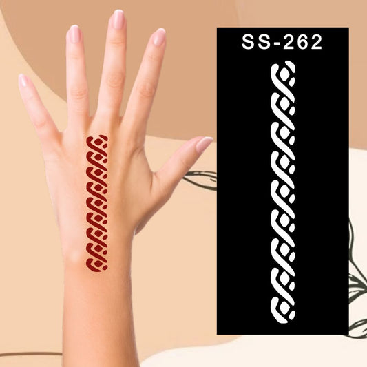 Creative Henna Design Stickers  Inspire Children's Creativity Kids can decorate notebooks, drawings, or school projects with Stencil stickers