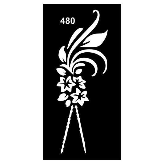 Multipurpose Henna Stencil Design Kit for Gifting and Personal Use For Kids & Adults Both Sticker