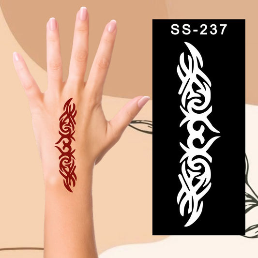Creative Mehndi Stickers  Inspire Children's Creativity Kids can decorate notebooks, drawings, or school projects with Stencil stickers