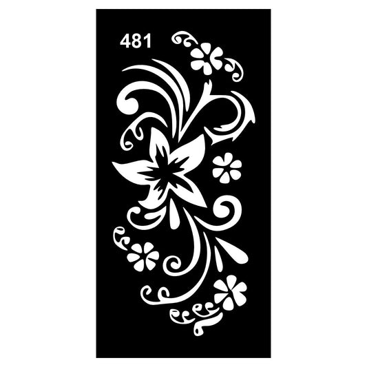 Art-Inspired Mehndi Stencil Set for Hands and Arms For Kids & Adults Both Sticker