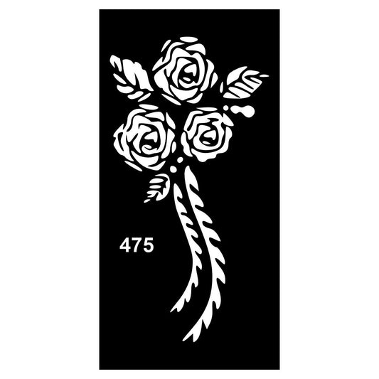 All-IN-One Mehndi Stencil Pack with Classic Motifs For Kids & Adults Both Sticker