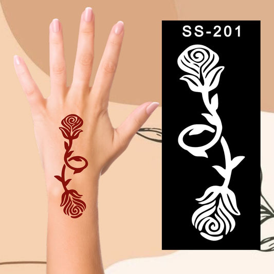 Unique Motif Mehndi Sticker for Fun and Easy Drawing Practice