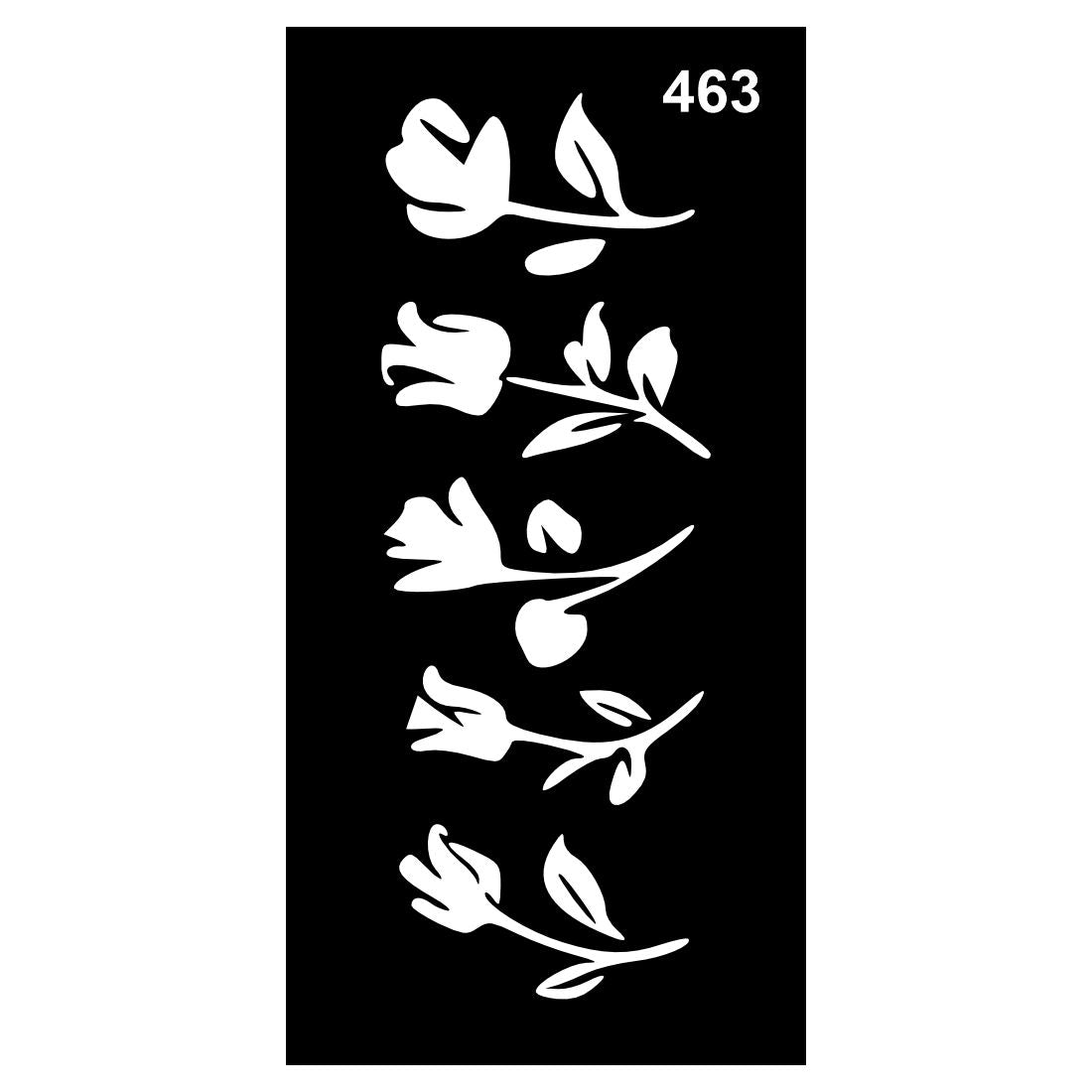 Reusable Henna Stencil Stickers for Repeated Use and Practice For Kids & Adults Both Sticker