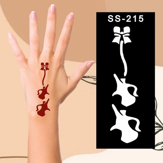 Easy-to-Use Henna Stencils for Kids  Inspire Creativity Kids can decorate notebooks, drawings, or school projects with Stencil stickers