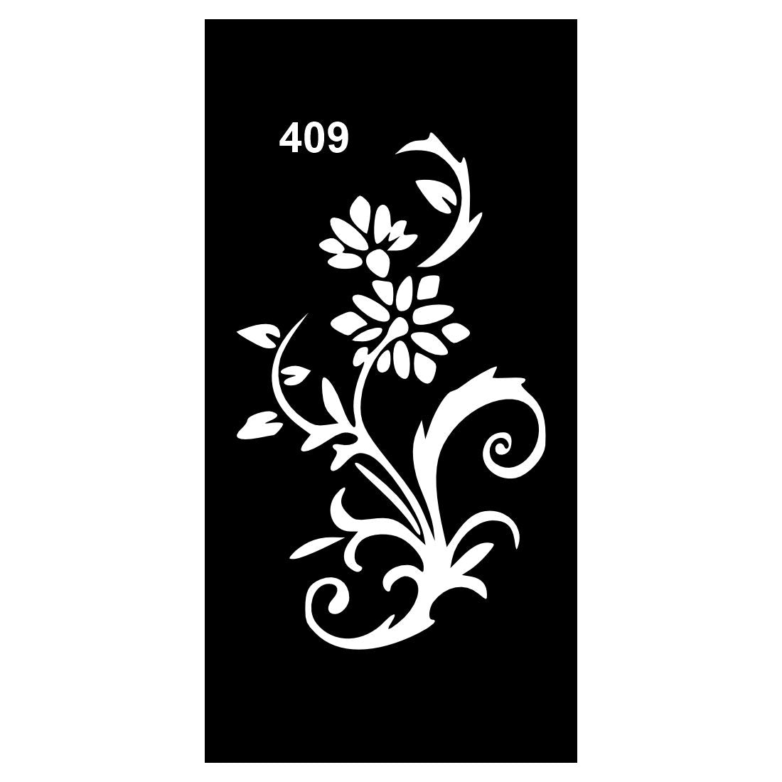 Beautiful Mehndi Stencil Patterns for Hands and Feet in One Set For Kids & Adults Both Sticker
