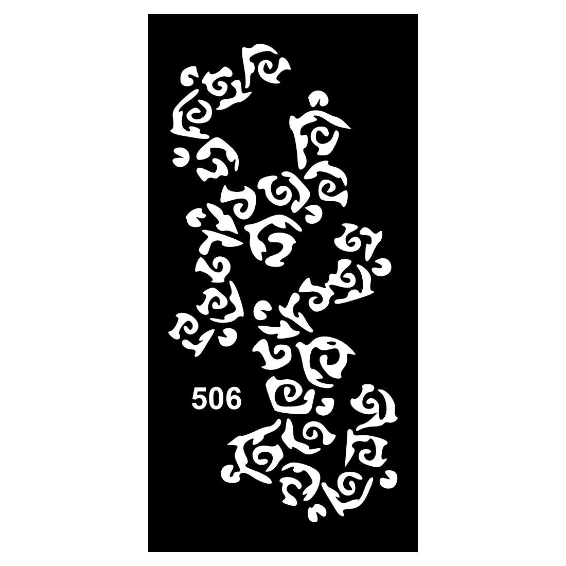 Multipurpose Henna Stencil Sheets for Creative Hand and Feet Mehndi Designs
