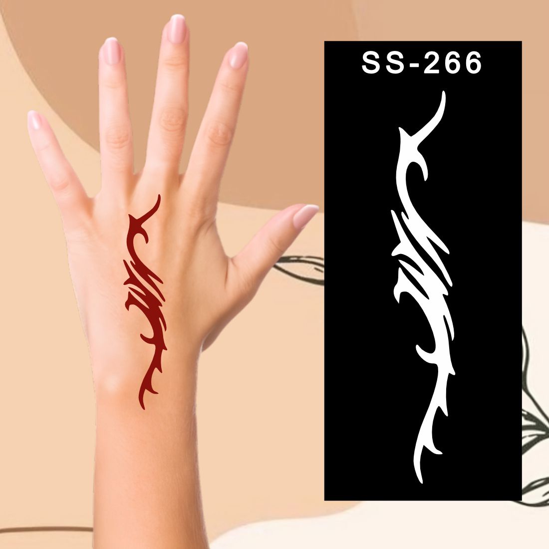 Easy-to-Use Mehndi Stencils  Encourage Artistic Exploration Kids can decorate notebooks, drawings, or school projects with Stencil stickers