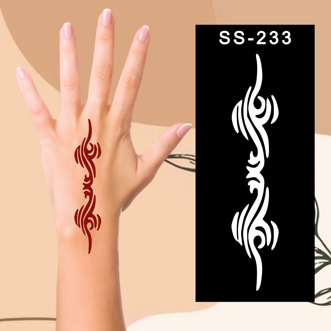 Colorful Mehndi Design Stickers  Artistic Expression for Kids can decorate notebooks, drawings, or school projects with Stencil stickers