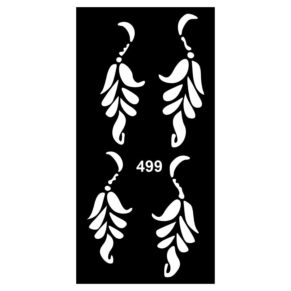 Detailed Henna Art Sheets for a Professional Finish For Kids & Adults Both Sticker