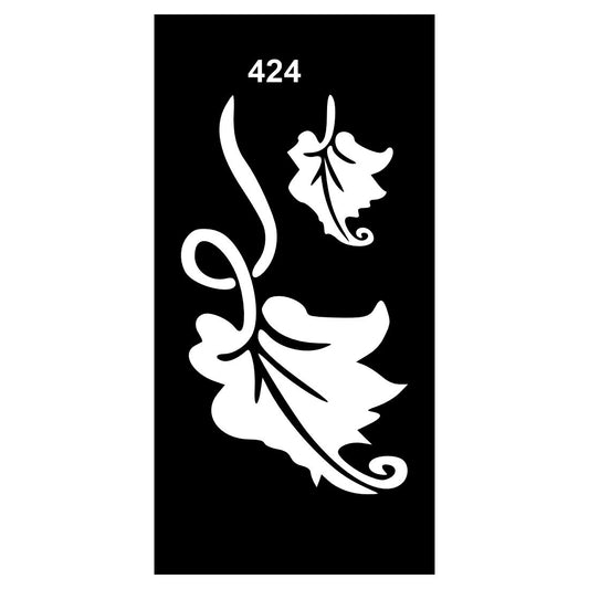 Quick-Apply Mehndi Stencil Templates for Elegant Hand Art For Kids & Adults Both Sticker