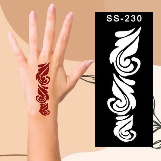 Creative Mehndi Art Stickers  Fun for All Age Kids can decorate notebooks, drawings, or school projects with Stencil stickers
