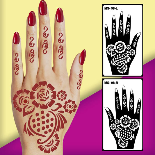 Unique Mehndi Style With Dots Easy to Apply & Perfect for All Occasions