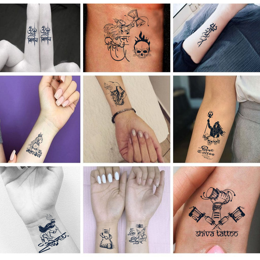 How to make Trishul Tattoo 🔱 with Pen || Bholenath Tattoo Design ||  Mahakal Tattoo 🚩 - YouTube