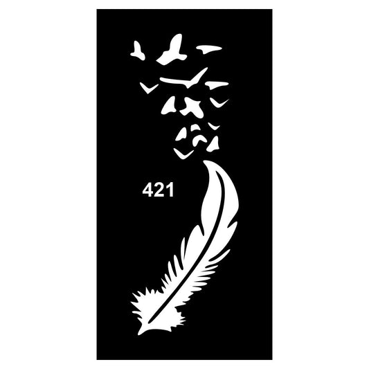 Instant Style Mehndi Stencil Design Sheets for Hands and Wrists For Kids & Adults Both Sticker