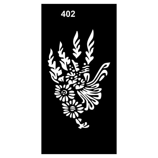 Easy-to-Use Mehndi Stencil Sticker Set for Beautiful Hand Designs For Kids And Adults Both Sticker