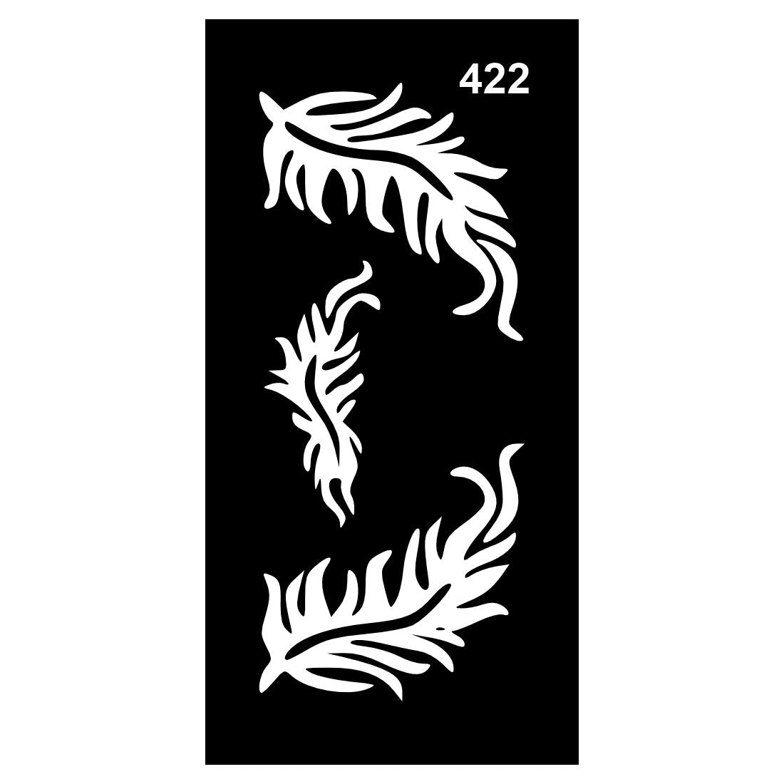 Henna Stencil Collection with Bold and Fine Patterns For Kids & Adults Both Sticker