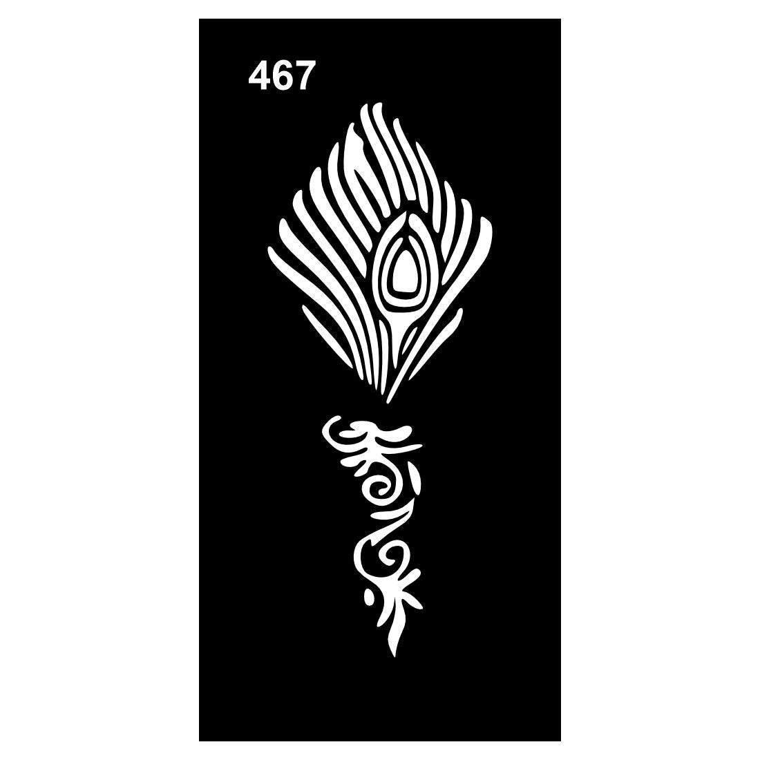 Easy Art Mehndi Stencil Sticker Set for Instant Hand Decoration For Kids & Adults Both Sticker