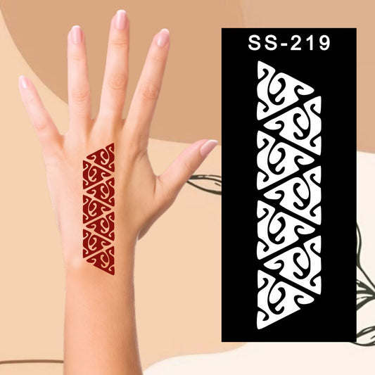 Colorful Mehndi Stencil Stickers  Engage Young Minds Kids can decorate notebooks, drawings, or school projects with Stencil stickers