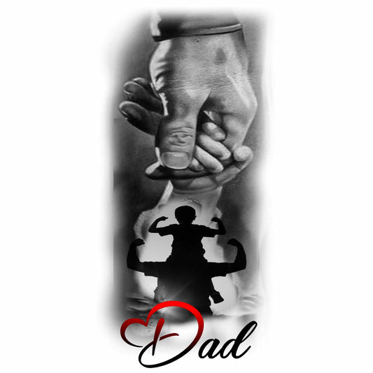 Temporary Tattoowala Dad With Son Hand Temporary Tattoo For Men and Woman Tattoo