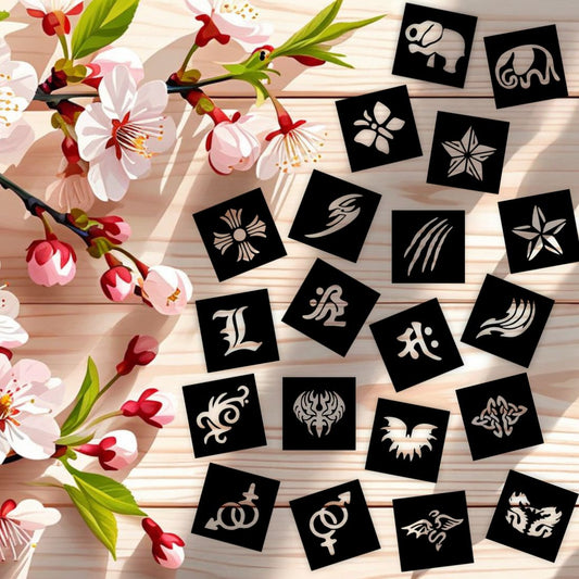 Butterfly, Stars & Multi Design Small Stencil Sticker For Kids can decorate notebooks, drawings, or school projects with Stencil stickers