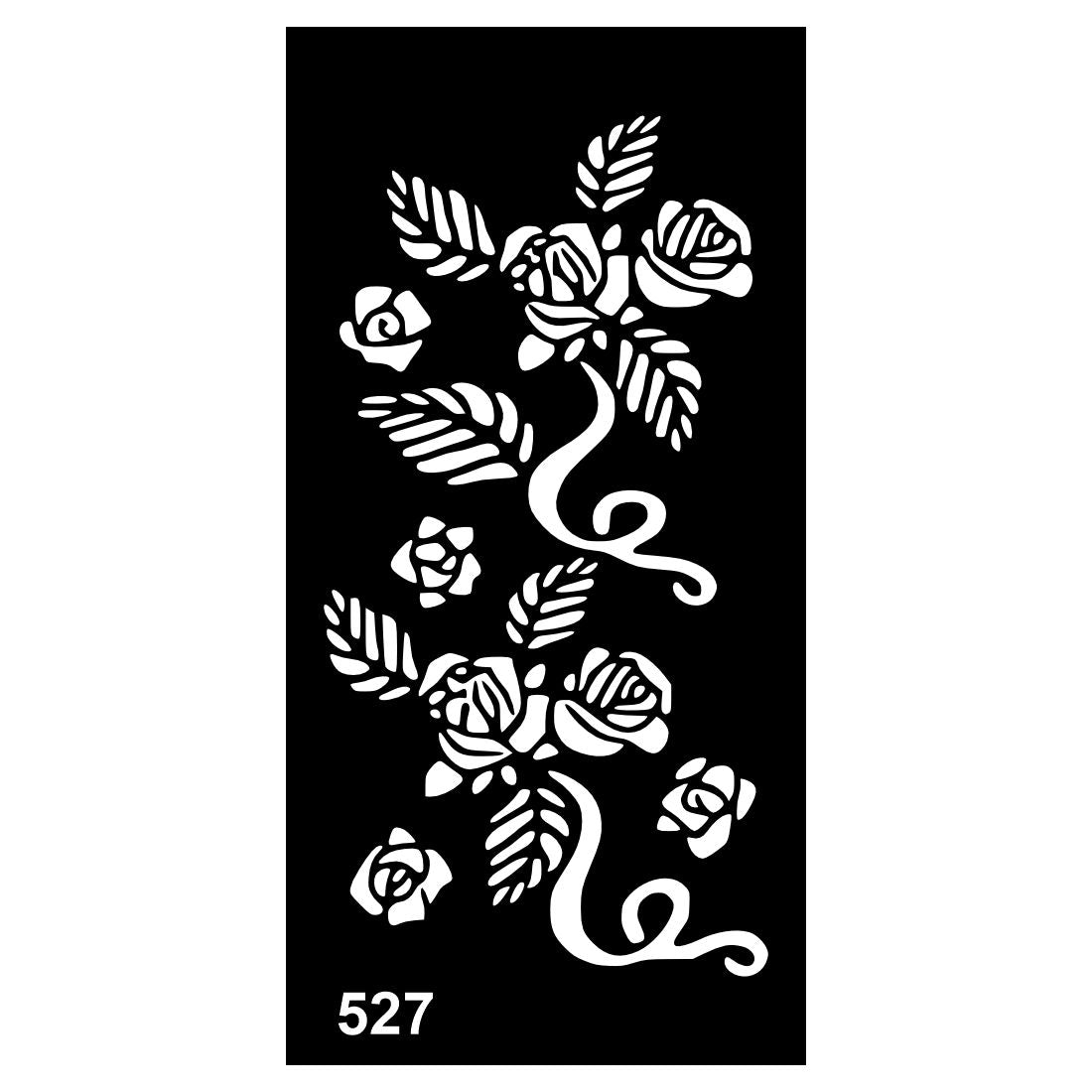 Easy Application Mehndi Stencil Templates for Home Practice and Quick Results