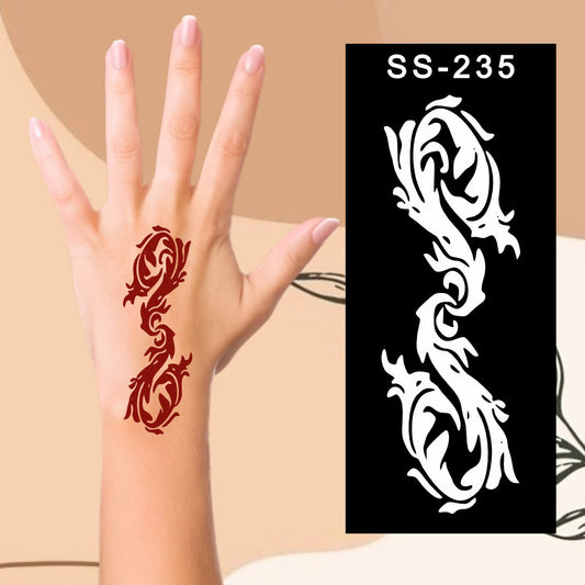 Fun Mehndi Stickers  Engage Kids in Cultural Art Kids can decorate notebooks, drawings, or school projects with Stencil stickers